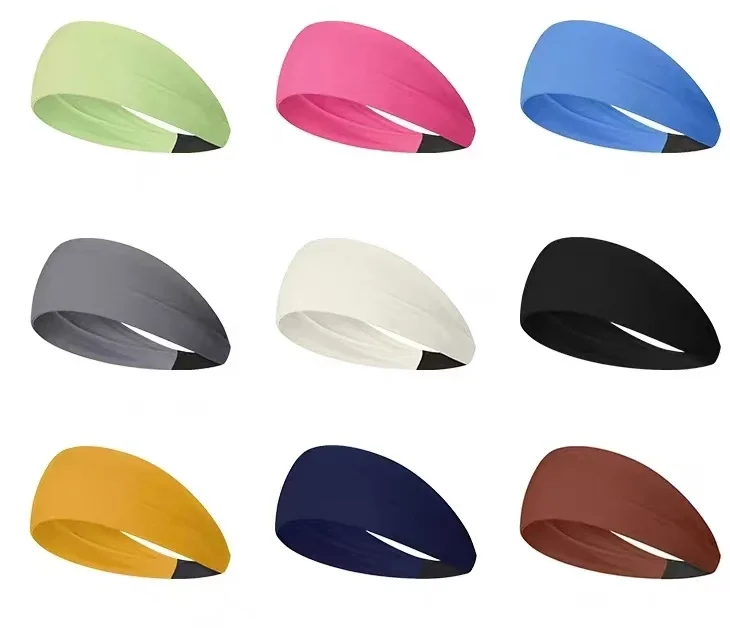 Sports and Fitness Headband for Both Men and Women, Fashionable Outdoor, Sweat absorbing, Wide Edge, Breathable, High Elasticity