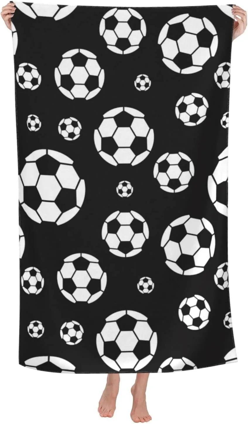 Football pattern Beach Towel for Family stuffs friend Gifts Quick-Dry Sand free For Bath Yoga Tourism Beach Camping Swimming GYM