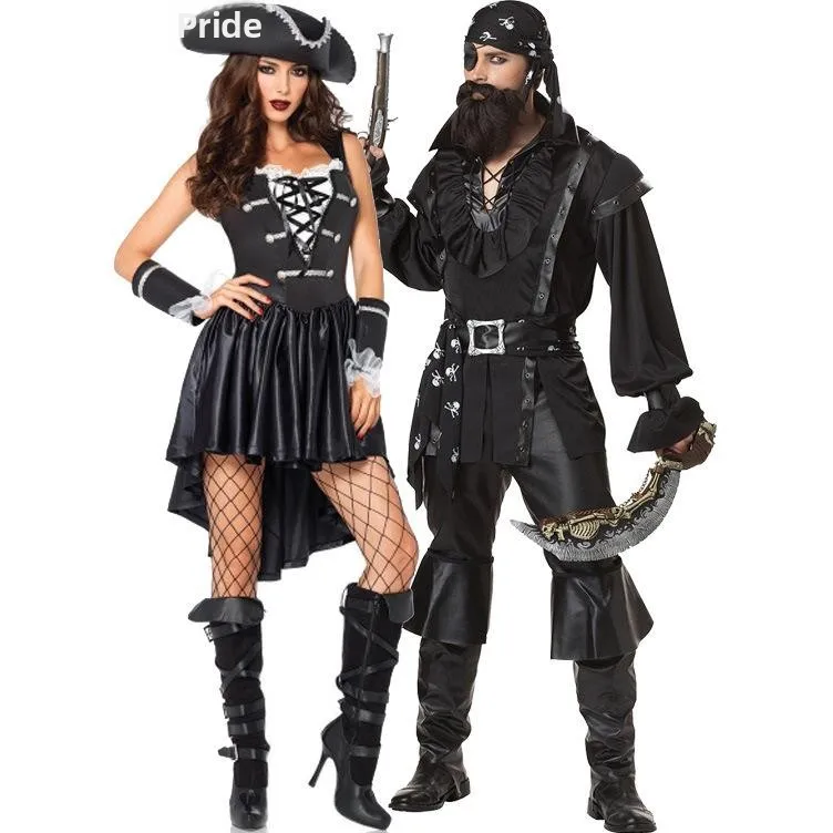 

MXXL Хэллоуин Мужской костюм пирата Комплект пиратского наряда для мужчин Идеально подходит для вечеринок на Хэллоуин и тематических мероприятий