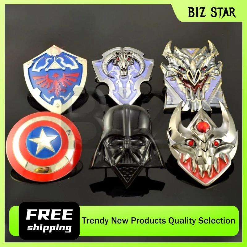 15 سنتيمتر/5.9in أنيمي لعبة الأجهزة الطرفية Superheld درع نماذج الأسلحة المعدنية فنجر النمر درع الحرف المعدنية الحلي هدايا لصبي #1