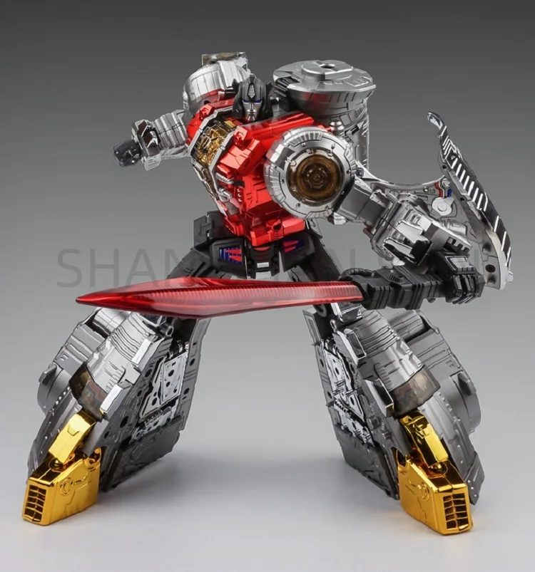 [In Stock] Transformation Toy Gigapower GPHQ-04R  HQ04R Gravity Sludge Chrome Version G1 Action Figure Toy Collection Gift