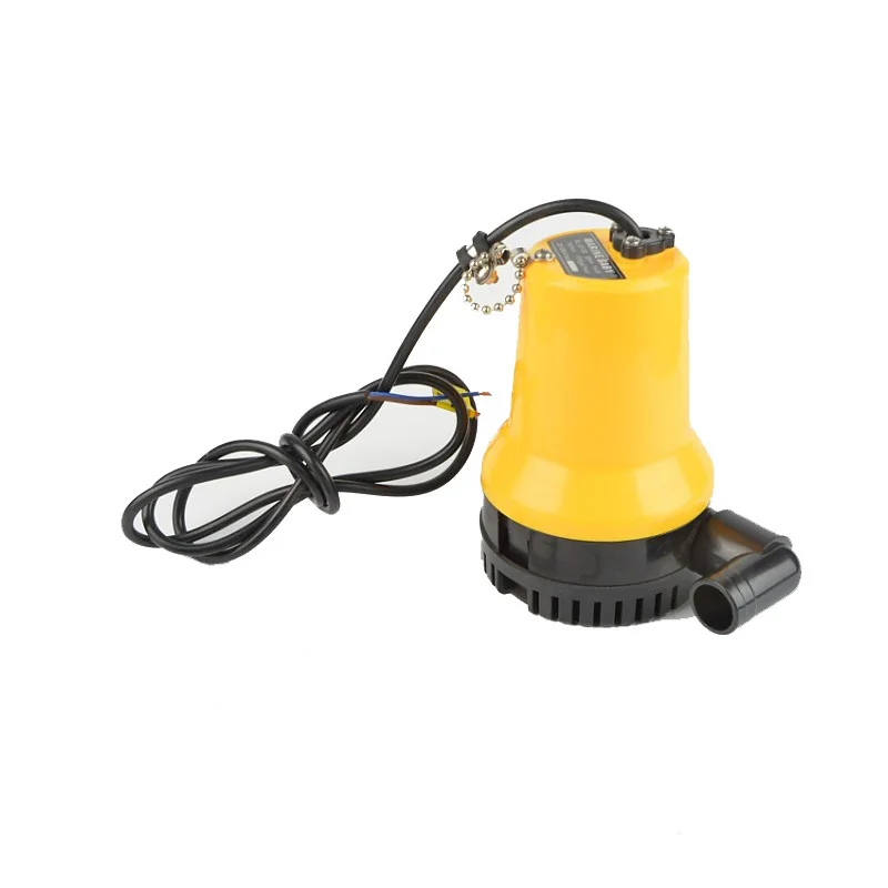 Electric Water Pump Submersible Bilge Pump Cabin Drainage Pump Water Circulation Submersible Pump Pool Water Pond Marine Pump