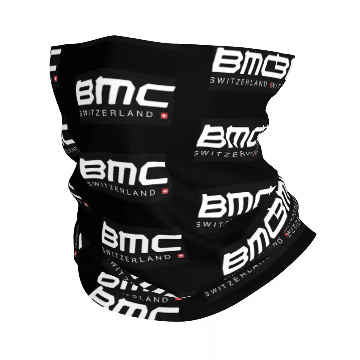 BMC Switzerland Bikes Bicycle Logo Thin Bandana Neck Gaiter BMC Switzerland Bikes Bicycle Logo Wrap Scarf Headband Neck Cover