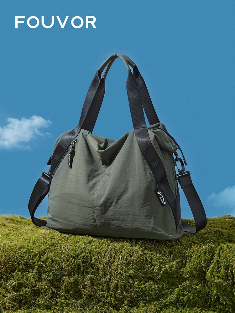 

Fouvor Large Shoulder Bag for Womens 2025 New Canvas Zipper Handbag Casual Travel Lightweight Crossbody Bags Ladies 3043-09