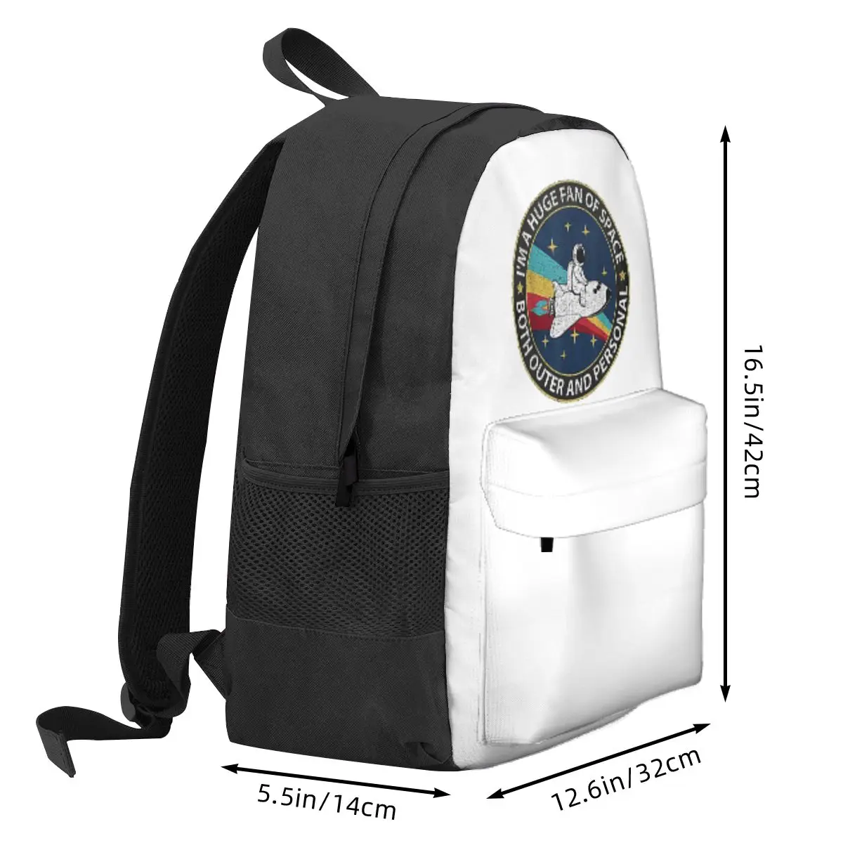 Huge Fan Of Space Both Outer And Personal Student Backpack School Bag Hiking Travel Daypack for Men Women Bookbag Shoulder Bags