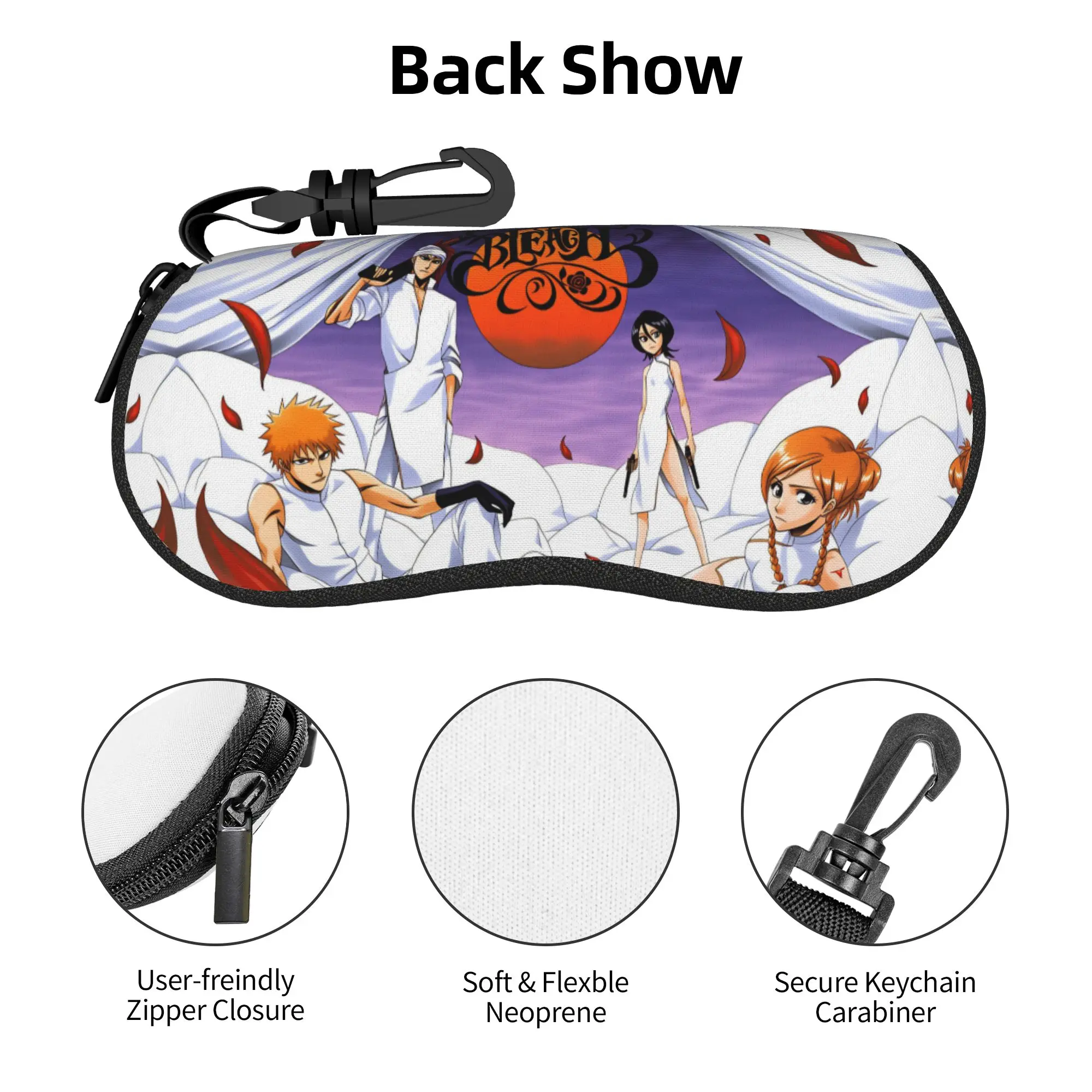Rukia Kuchiki Bleach Ichigo Kurosaki Shell Brillenetui Niedliches Renji Abarai Orihime Inoue Brillenetui Sonnenbrillenbox Tasche