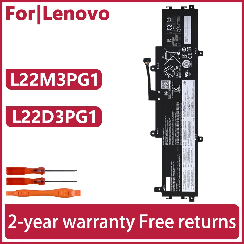 

For Lenovo 14e Chromebook Gen3/IP Slim 3 Chrome 14IAN8 L22M3PG1 L22D3PG1 SB11K08655 5B11K08654 5B11K08653 Laptop battery