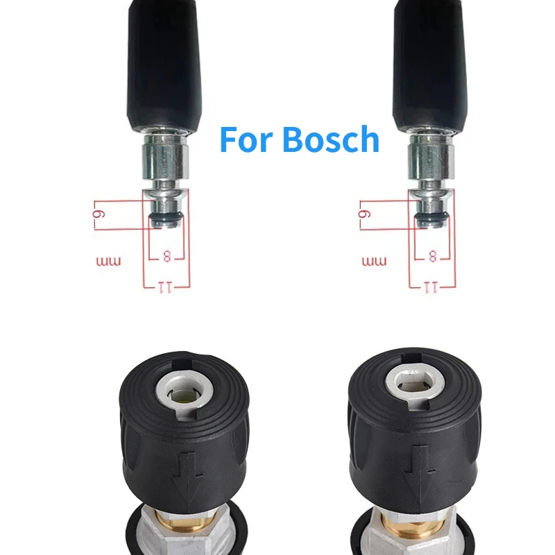 High Pressure Car Wash Hose Extension Couplings For karcher Bosch Pressure washer Car Wash hose extension fittings