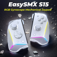 EasySMX S15 L/R Joypad Wireless RGB Controller Compatible with Nintendo Switch/OLED, 6 Axis Gyroscop, Mechanical Hall Effect