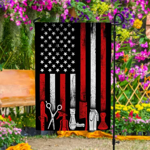 Barber American Decorative Garden Flag KKL AAL HHM WZZ yyi