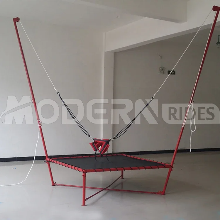 Goedkope Carnaval Ritten Kids Bungee Springbed Draagbare Bungee Trampoline Kermisattracties Voor Kinderen