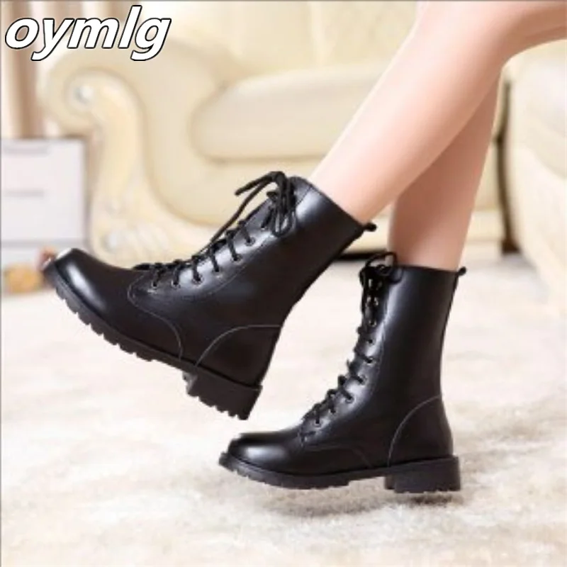 Women's singles shoes 2023 new spring and autumn fashion thick soled motorcycle boots trend short boots