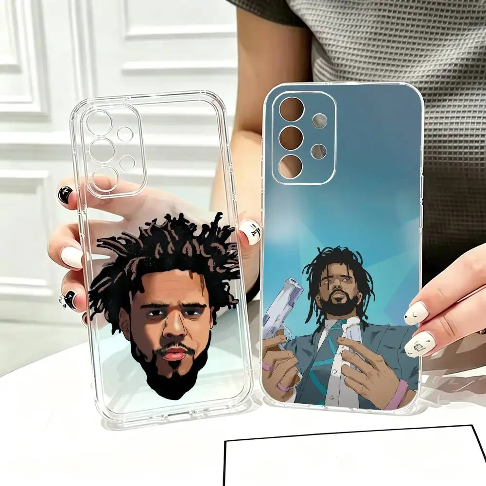 R-Rapper J  Colejpg Phone Case Transparent Silicone Soft For Samsung S25,S24,S21,S22,S23,S30,Ultra,S20,Plus,Fe Gift