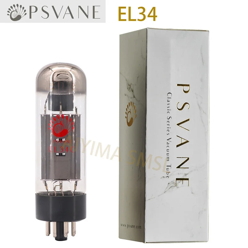 PSVANE EL34-C Vacuum Tube Replaces EL34 EL34B 5881 6L6G 6CA7 6P3P KT77  For HIFI Amplifier Audio