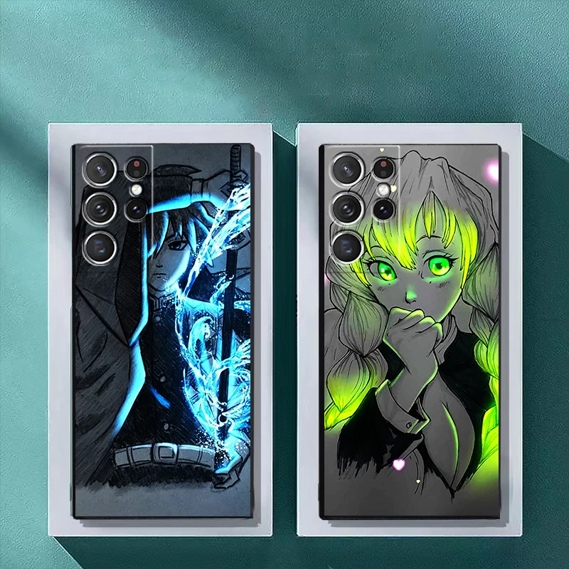 Demon Slayer Agatsuma Zenitsu For Samsung Galaxy S24 S23 S22 S21 S20 Ultra S10 Plus S23 S21 S20 FE Phone Case Coque