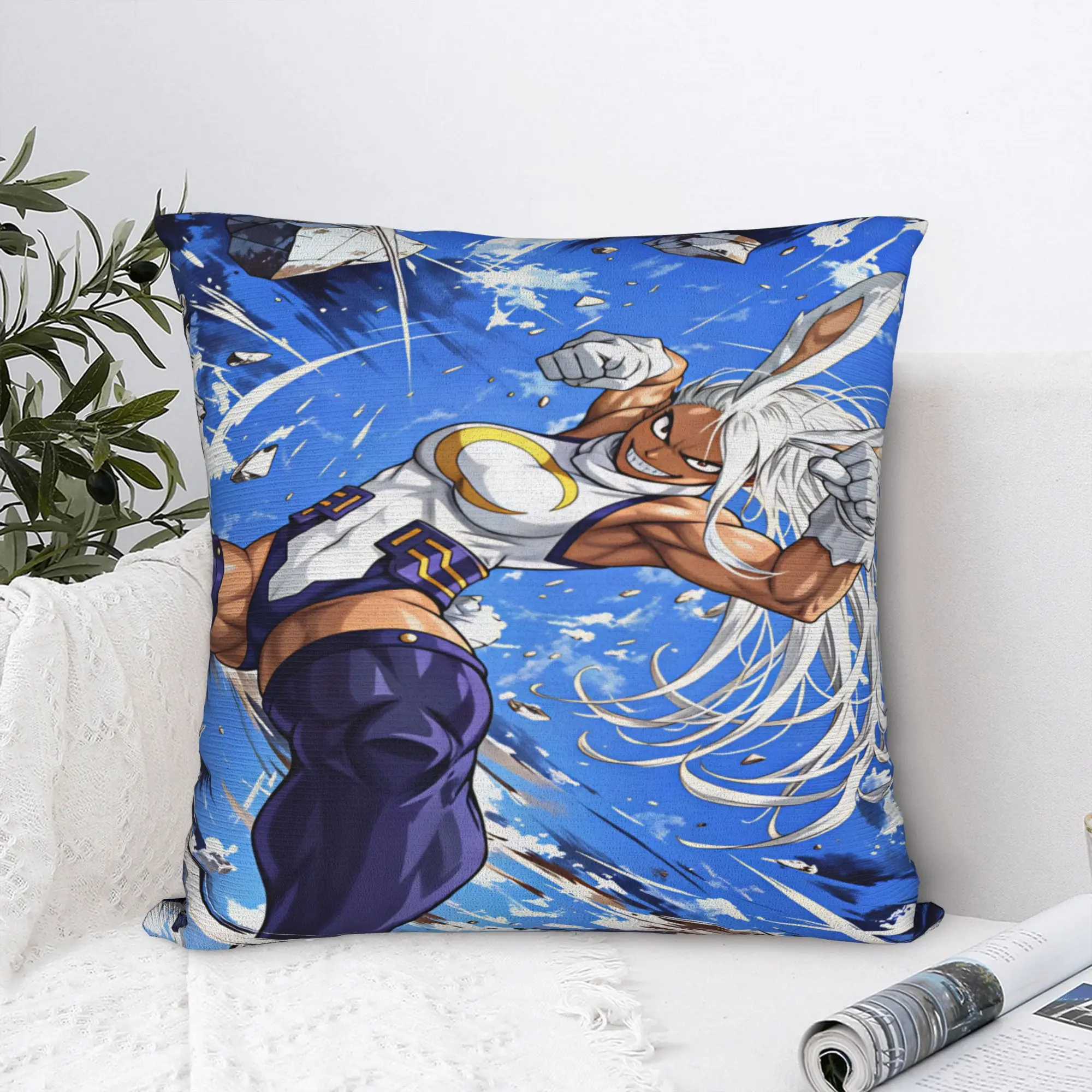 Rabbit Hero Mirko  Pillow Case  Comfy Pillow Cover Morden Pillowcases For Couch Sofa Bedroom