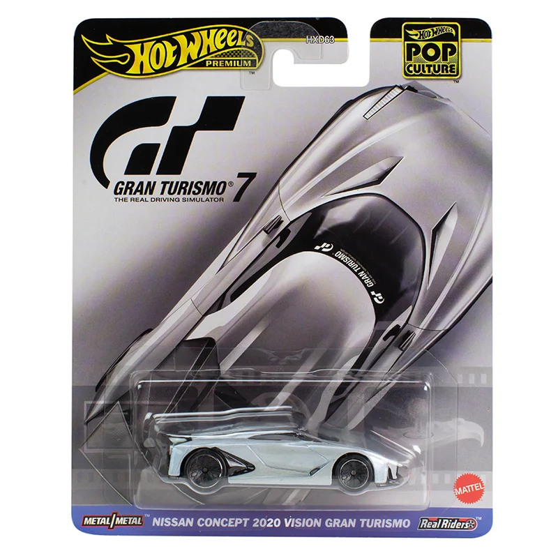 Original Mattel Hot Wheels Pop Culture HXD63-B Car CONCEPT GTR Batman Beatles Model Collection Diecast 1:64 Metal Toys