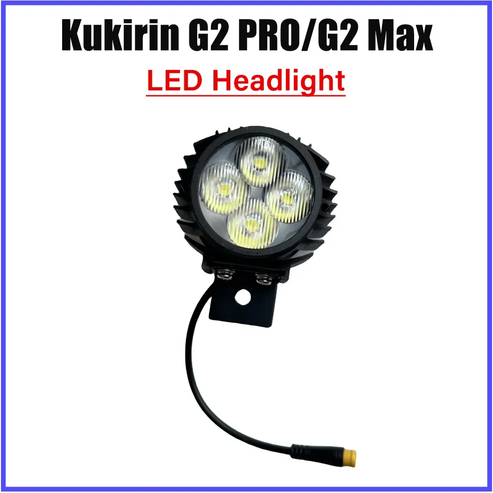 

Headlight For Kugoo Kukirin G2 PRO/Max G2 Master Electric Scooter Handlebar Lamp Head Front LED Light Replacement Accessories