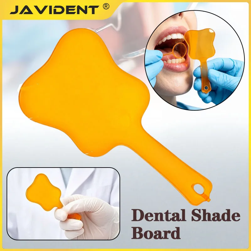 1Pcs Dental Shade Board Eye Protector Hand Held Shield Plate Dentistry Lab Light Curing Lamp Filter Dentist Clinic Tool Shield