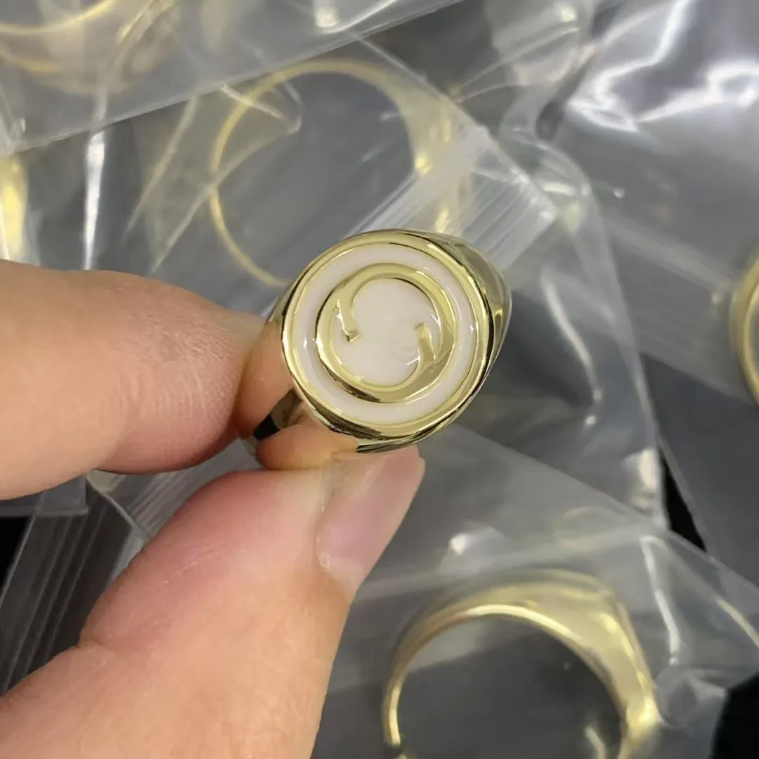 خاتم ريترو كلاسيكي بحروف مزدوجة على الموضة لعام 2025، مجوهرات نسائية أنيقة، هدية مدروسة للنساء #4