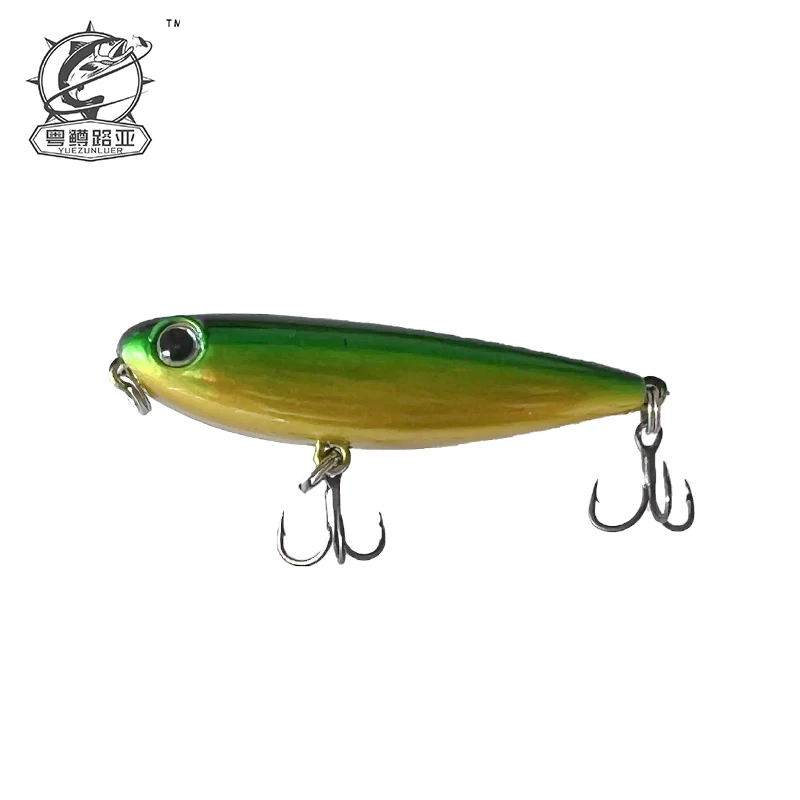 1Pcs Mini Topwater Schwimm Bleistift 3g 50mm Oberfläche Fsihing Locken Stickbait Spaziergang Den Hund Harte Köder wobbler Pesca Angelgerät