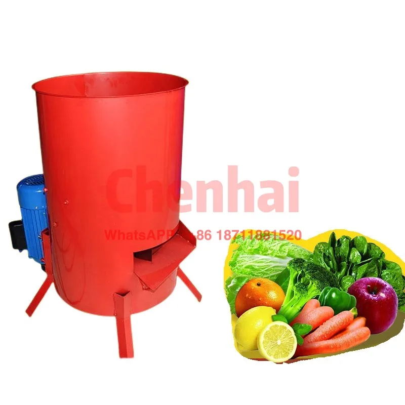 Farm Animal Vegetables And Fruits Waste Crusher Shredder Feed Processing Machines  Industrial