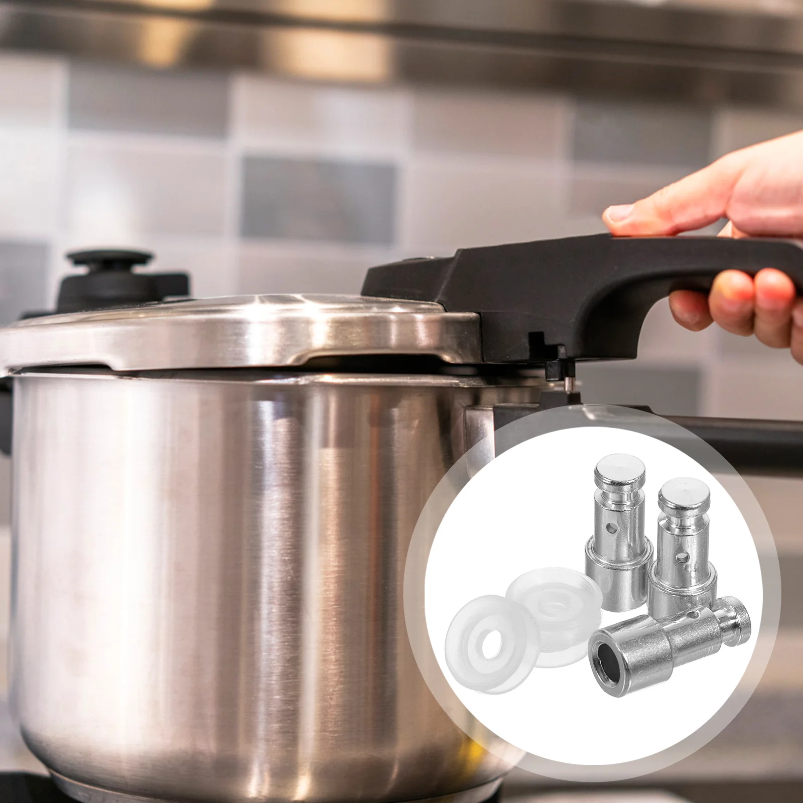 Joint d'accessoires pour autocuiseurs, attaches en caoutchouc pour cuisinières électriques, Valve flottante, 3 pièces