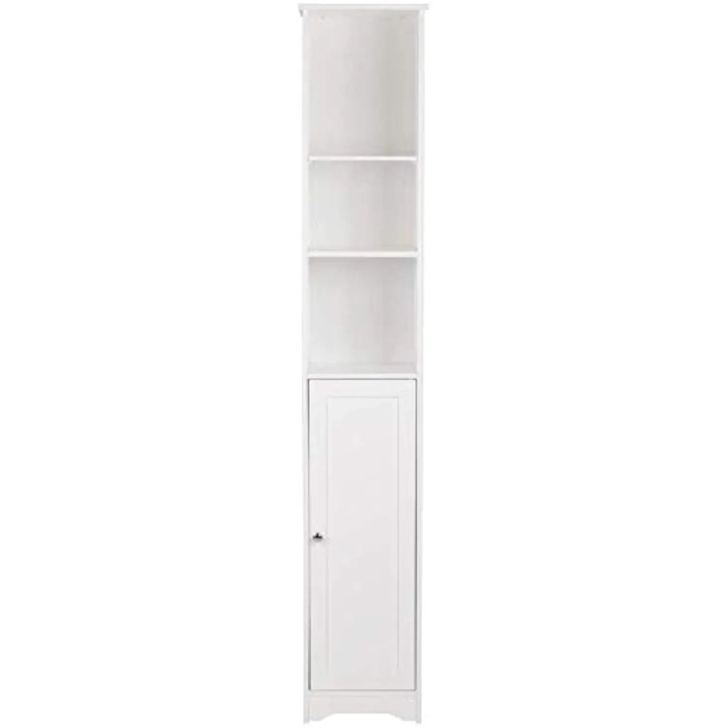 

Bathroom Storage Cabinet,Tall Linen Cabinet with Door and Shelves, Slim Freestanding Linen Tower,多功能 Narrow Side Flo