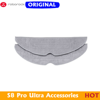 Roborock S8/S8/S8 Pro Ultra Mop Cloth accessories*2pcs Mop Rags Antibacterial Mops Pad Robot Vacuum Original Spare Parts