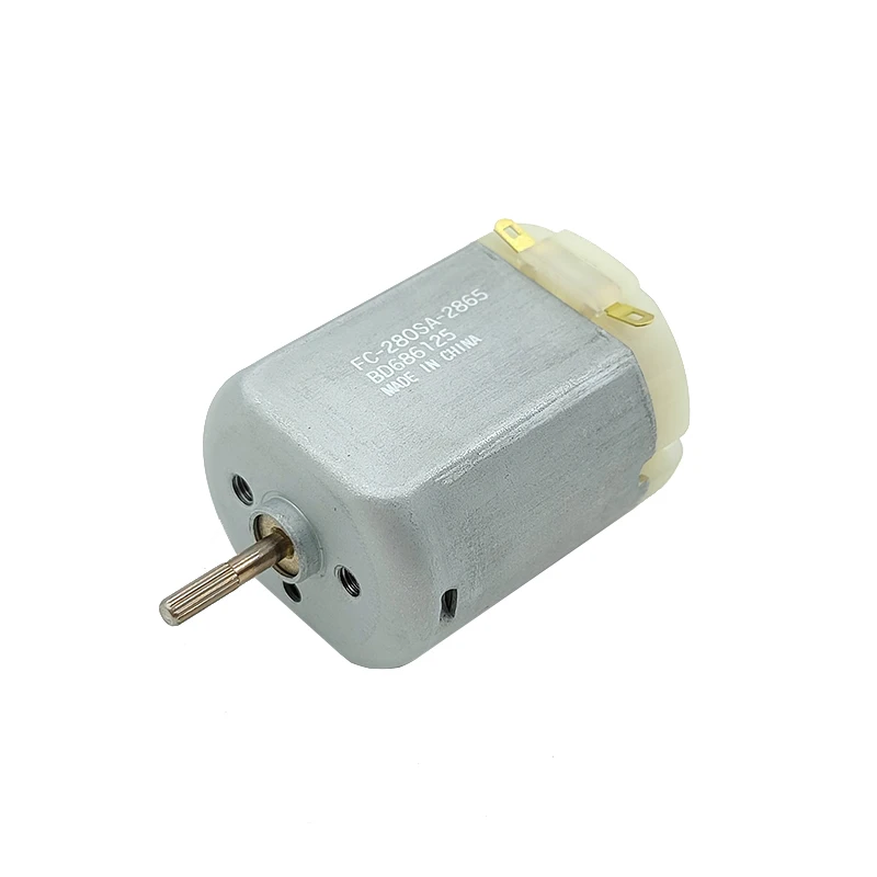 

Mabuchi FC-280SA-2865 Mini 280 Motor DC3V 5V 6V 7.4V 9V 23500RPM High Speed Carbon Brush Micro 24mm Electric Motor Splined Shaft