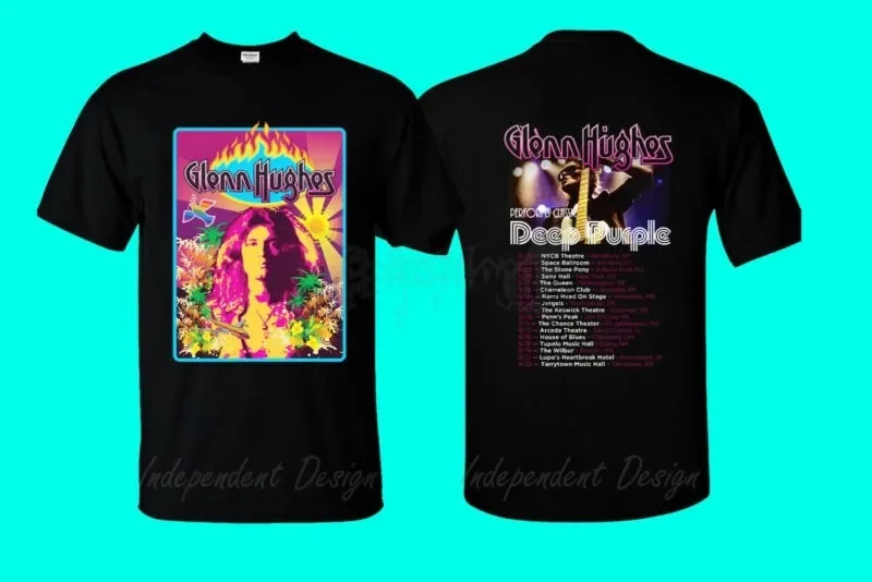 

New Glenn Hughes Performs Classic Deep Purple Tour 2018 Men'S T-Shirt Usa S-3Xl