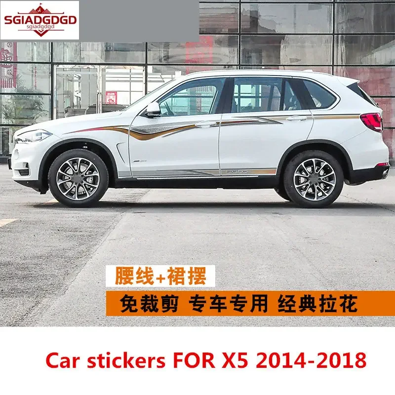 

Автомобильные наклейки для BMW X5 2014-2018, украшение кузова, спортивная фольга, виниловая наклейка на заказ, аксессуары