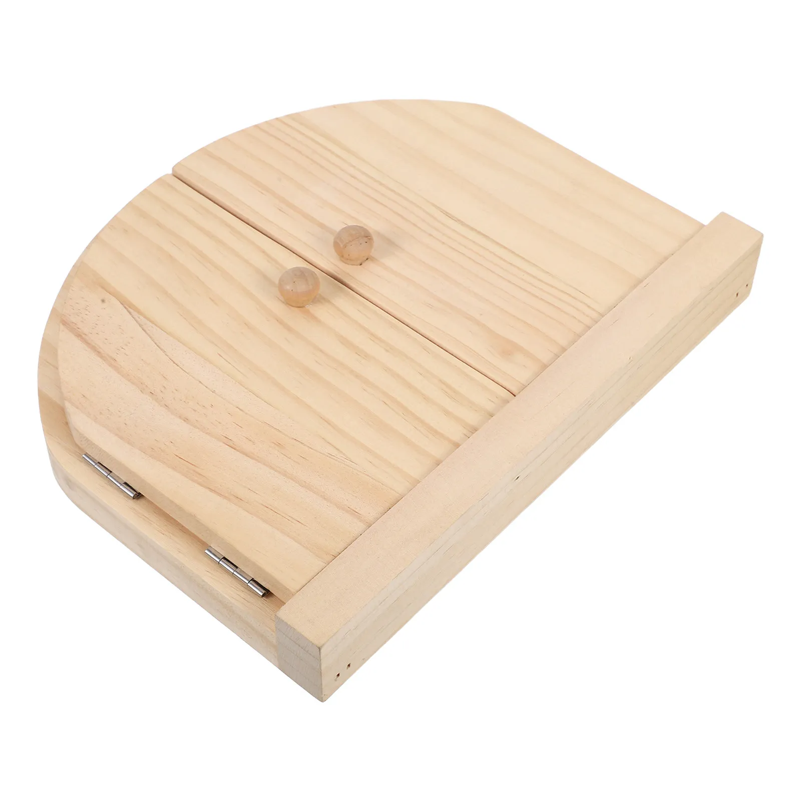 Solid Wood Socket Cover Natural Finish Decorative Electrical Outlet Protector for Home Safety Furniture Protection Practical
