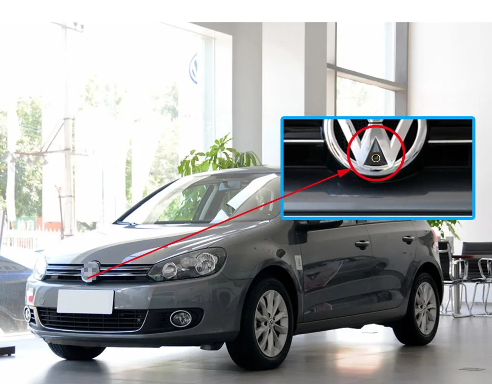 Auto-Frontkamera 1080P für VW GOLF Jetta Touareg Passat Polo Tiguan Bora Wasserdicht Weitwinkel Logo-Einbau für VW – Detail 2