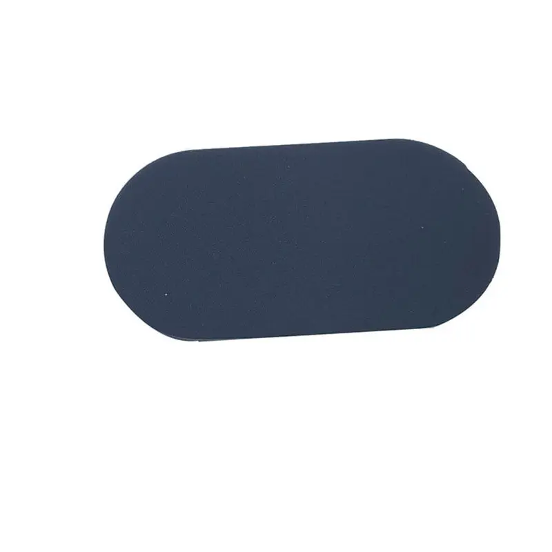10Pc Thick 0.3mm Oval Silicone Rubber Pad Self-Adhesive Matte Silicone Foot Pad for Notebook Tablet Keyboard Anti Slip Pad Black