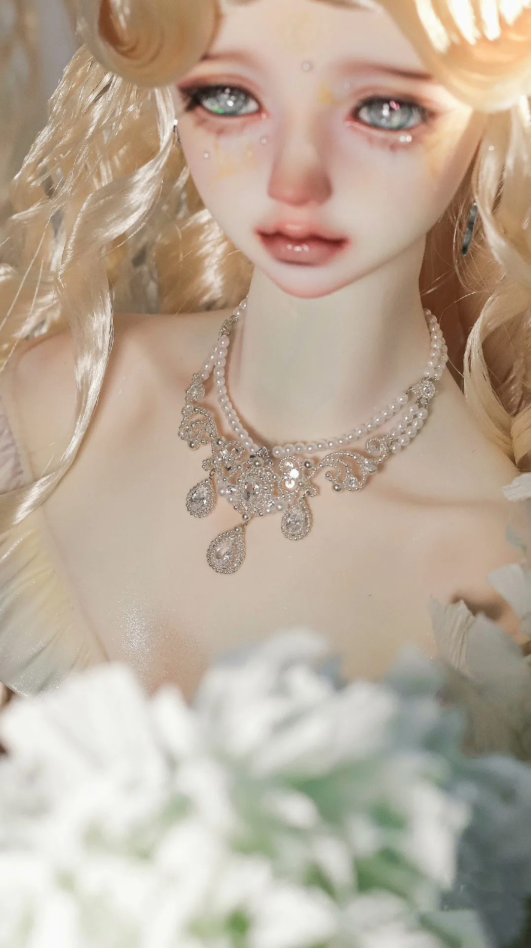 High-End Doll Accessories 1/3 BJD Pearl Necklace Jewelry