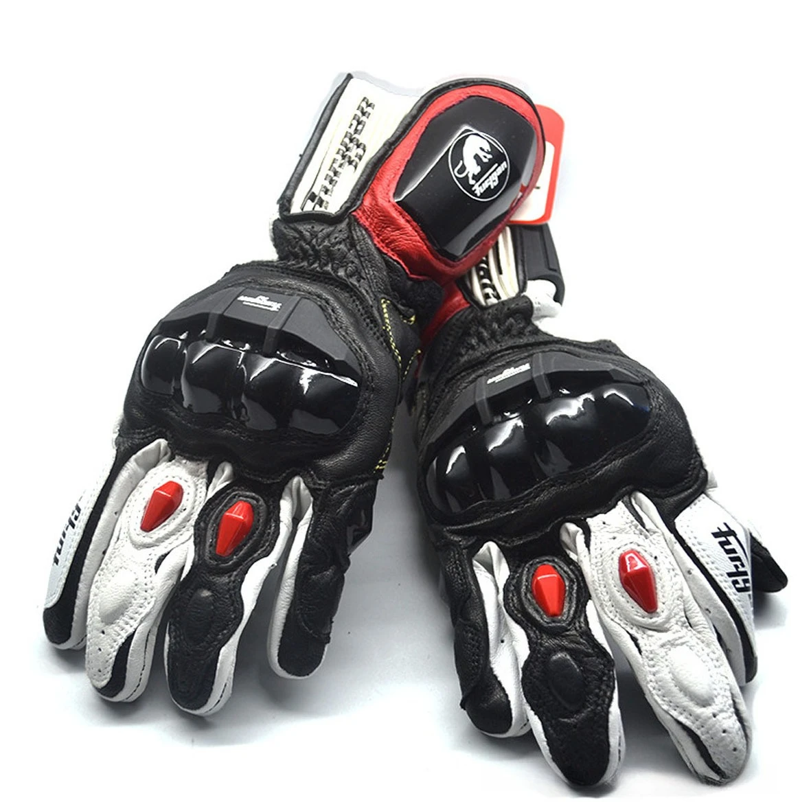 

Furygan AFS18 Motorcycle Riding Gloves Leather Anti-fall Long Racing Sports Protective Gloves