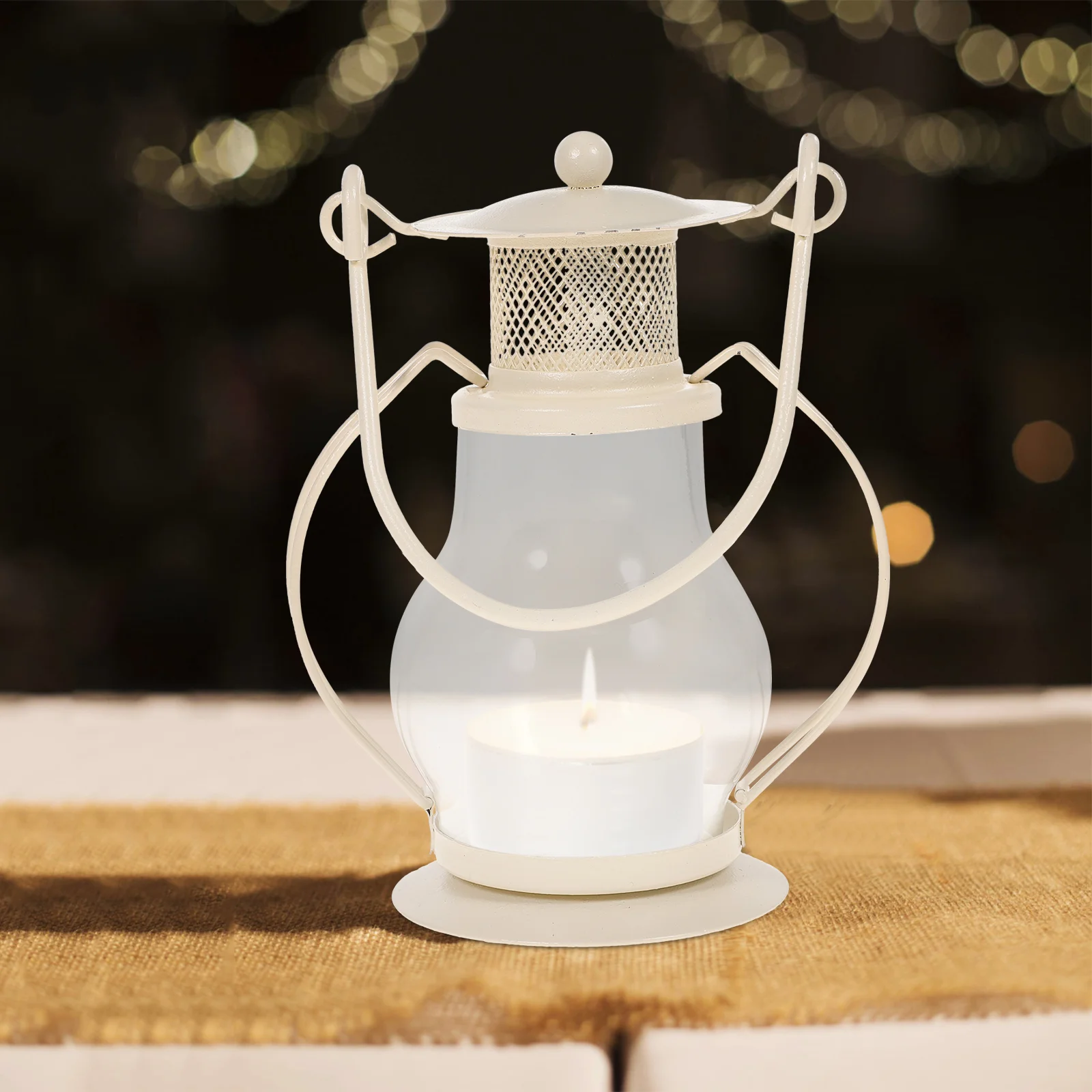 

Retro Kerosene Lamp Lantern Decorative Flashlight Oil Burners Temple Lampshade Bedside Table