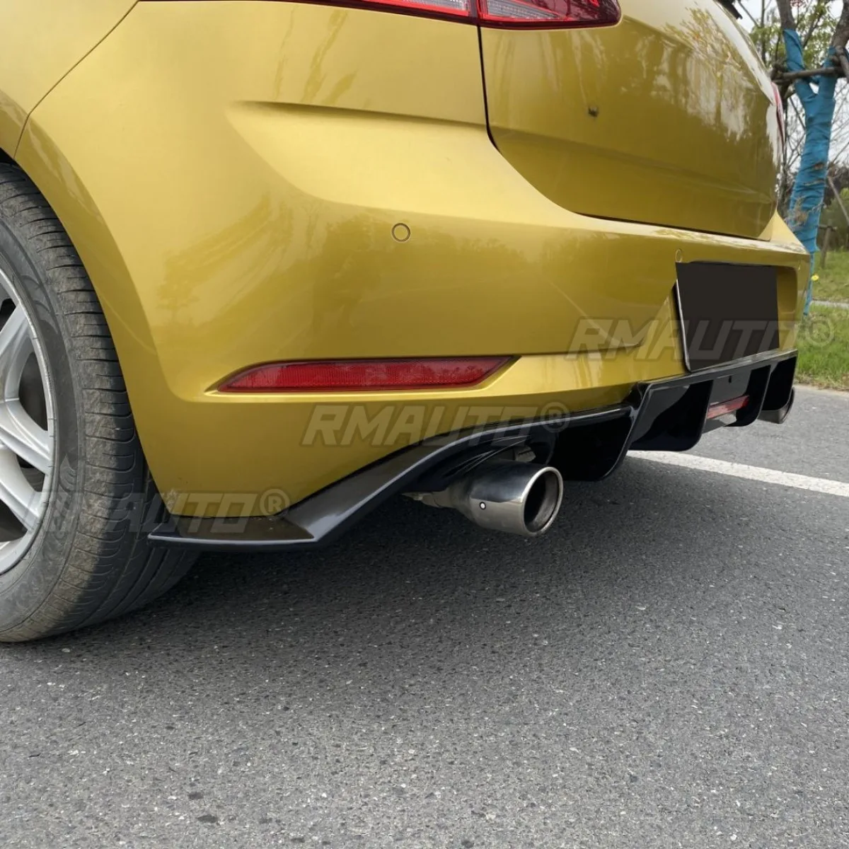 

Задний бампер автомобиля, задний бампер, разветвитель, диффузор, защита бампера, комплект кузова для Volkswagen Golf 2014-2020, автомобильные аксессуары