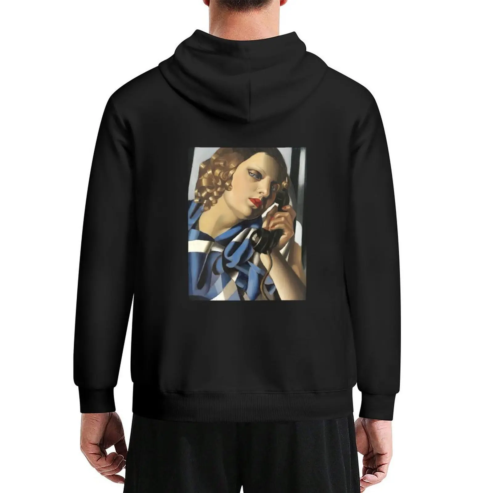 

Tamara Lempicka The Telephone 1930 Hoodie winter clothes mens clothes men's coat hoodie