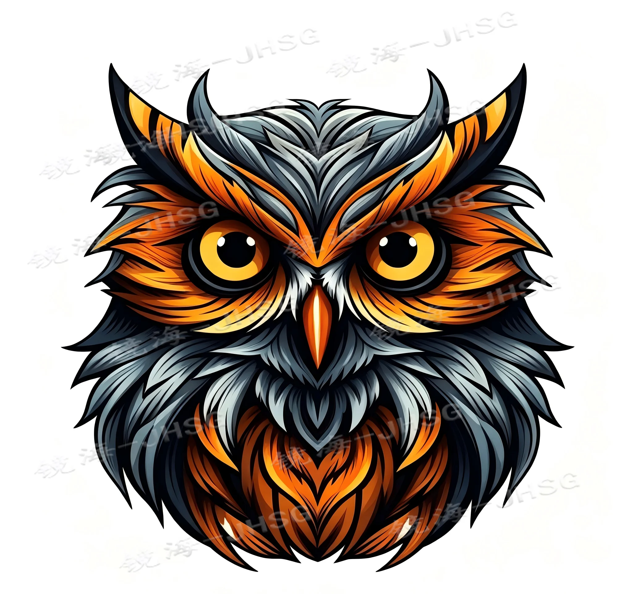 

Wild Owl Car Stickers Auto Bumper Body Door Window Cover Scratches Racing Helmet Animal Decoration Waterproof Vinyl Decals
