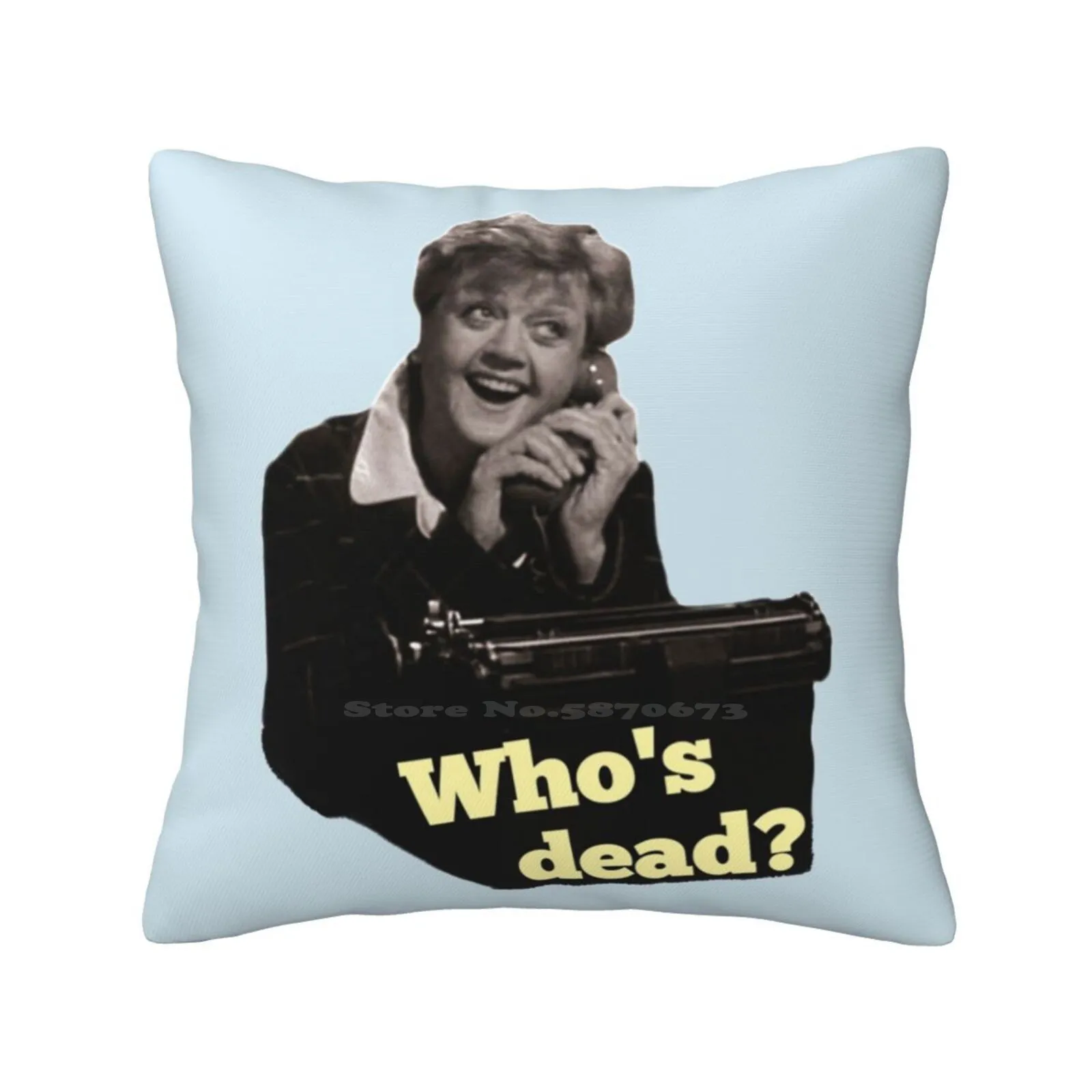 

Murder , She Wrote Home Sofa Car Waist Throw Pillowcase Murder She Wrote Fletcher Angela Lansbury Cabot Cove Jb Fletcher Retro