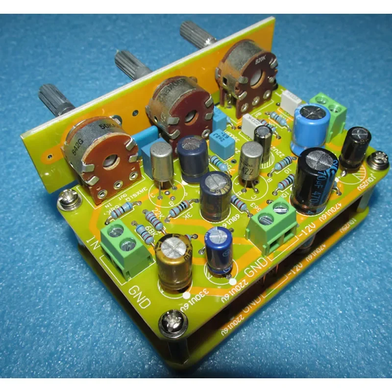 Negative feedback treble bass tone board for input and output of all germanium tubes, control range -10dB-+ 10dB (80Hz)