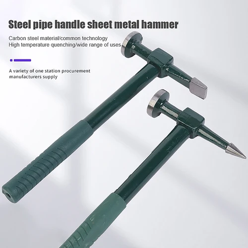 Imagen 2 del producto Martillo de hoja de Metal para coche, Panel de reparación de Metal para carrocería, martillo para batir, batidor de abolladuras, martillo para herramientas de reparación de carrocería de coche