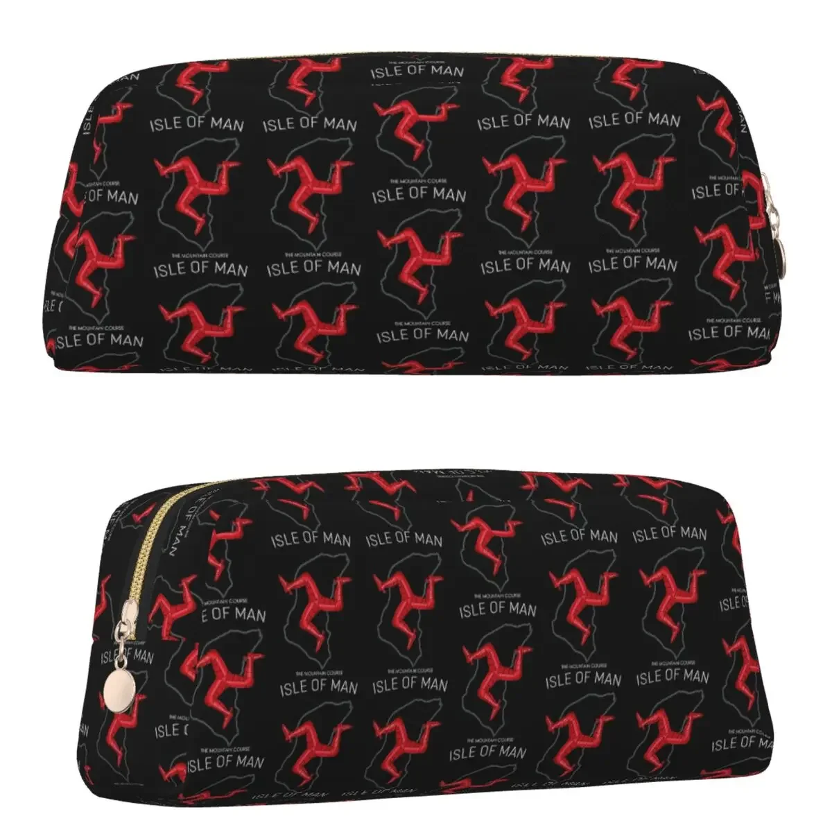 Isle Of Man TT Motorcycle Pencil Cases for Student Gifts Pen Box Pencil Bag Large Capacity Pencil Pouch Pen Holder