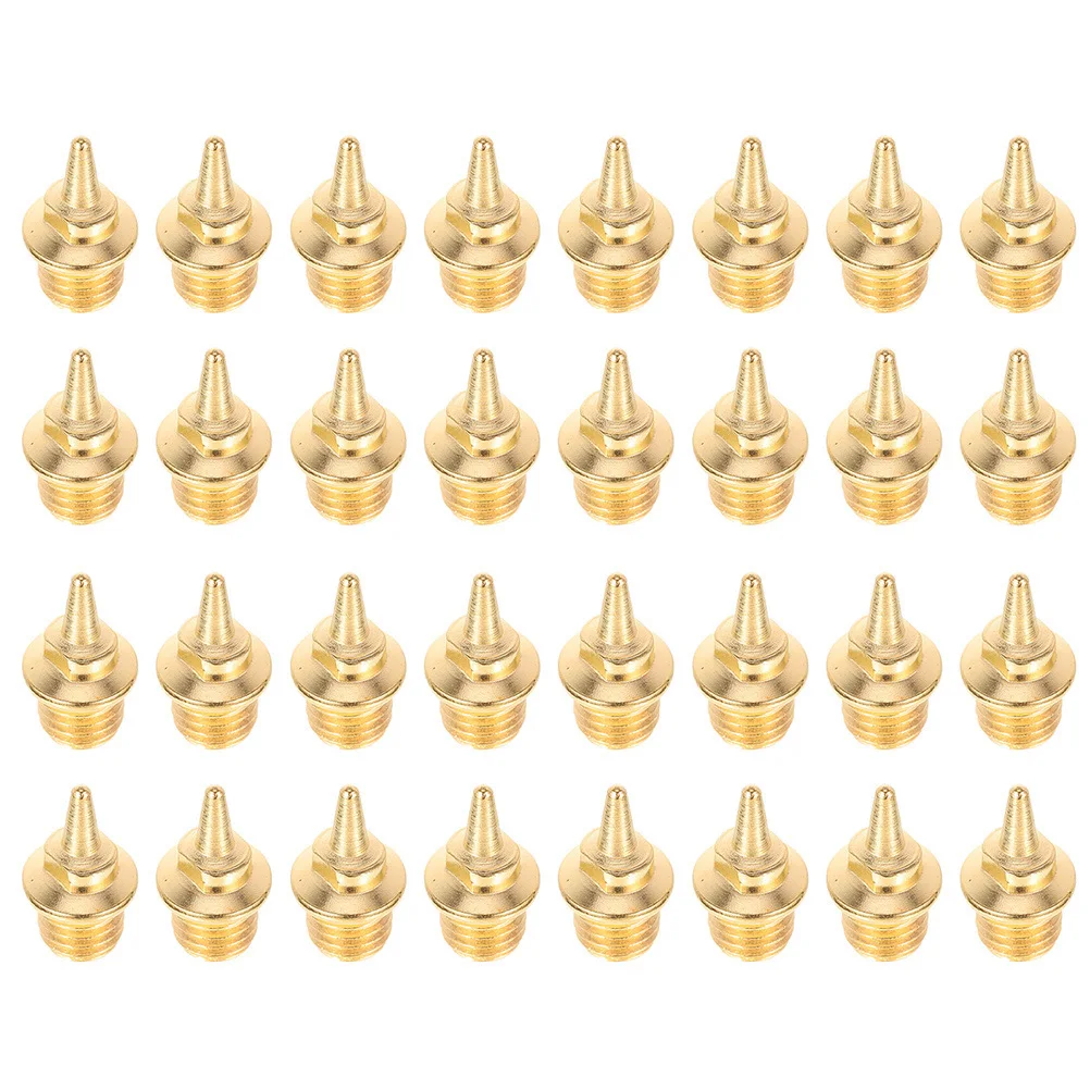48pcs Track Spikes Replacement Aluminum Alloy Running Field Jump Spikes Anti-Slip Shoe Nails For Golf Baseball Team