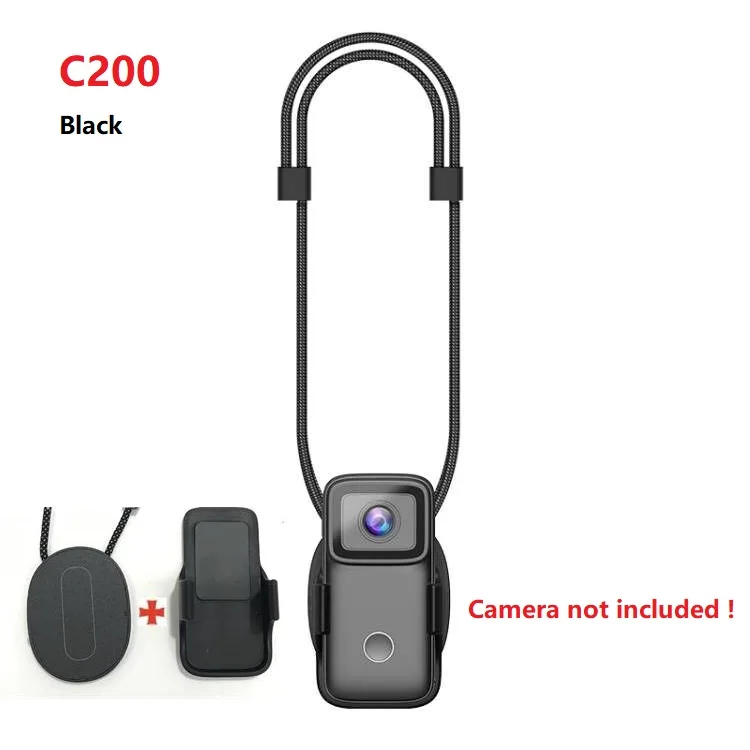 مغناطيس كثف المغناطيسي نوع الكاميرا الرقبة الرافعة المعصم حزام نوع المحمولة حبل ل SJCAM C100/C200/C300 عمل كاميرا الملحقات