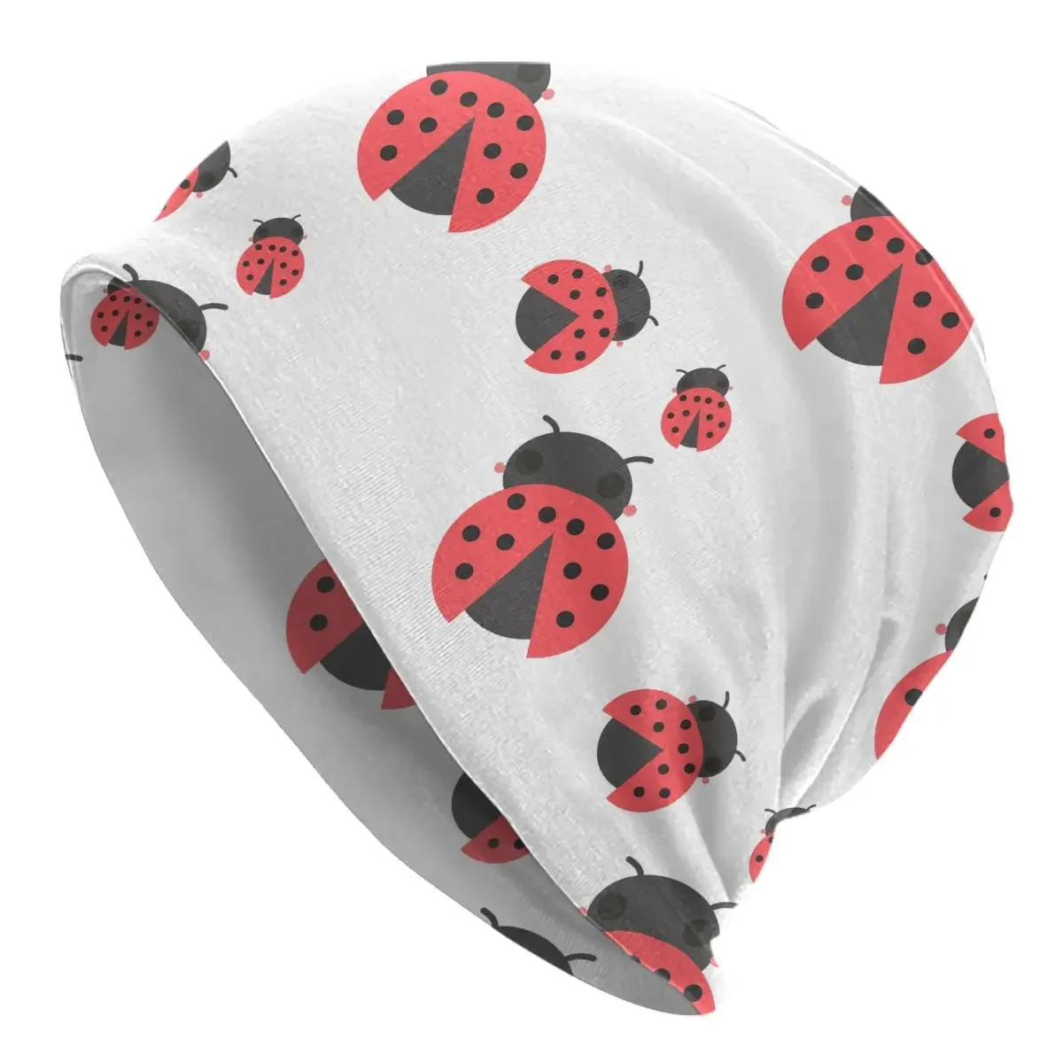 Mariettas Ladybug Cute Insect Cap Cool Adult Outdoor Skullies Beanies Hat Spring Warm Thermal Elastic Bonnet Knit Hat