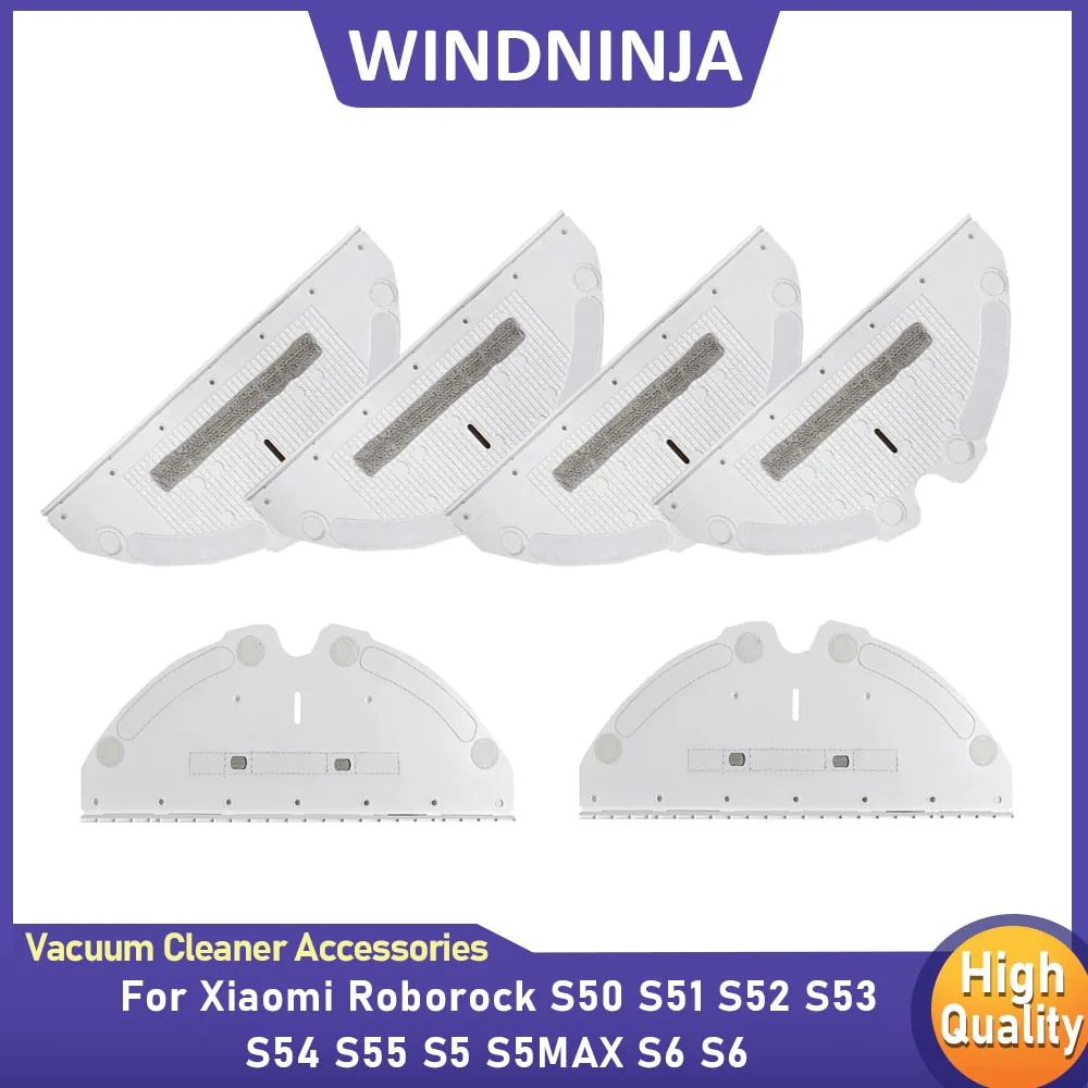 

Кронштейн для тряпок и насадок для робота-пылесоса Xiaomi Roborock S5 S5MAX S6 S50 S51 S52 S53 S54 S55, держатель для тряпок и резервуара для воды, инструмент для уборки