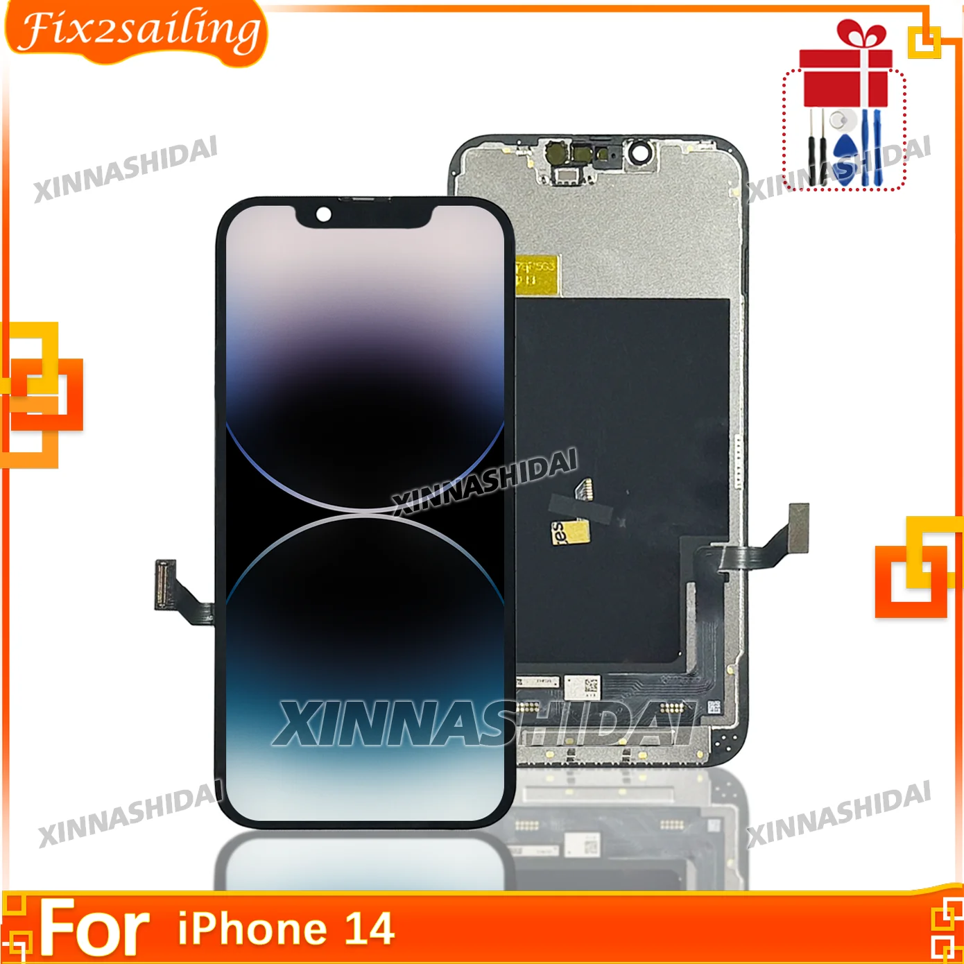 AAA++Quality For iPhone 14 LCD Display Touch Screen Digitizer  Assembly Replacment For iPhone 14 LCD Parts LCD